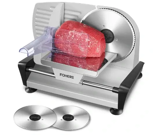 FOHERE 200W Meat Slicer