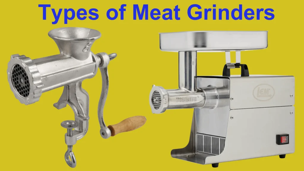 types of meat grinders